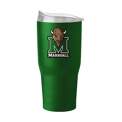 Logo Brands Marshall University 30 oz Flipside Powder Coat Tumbler