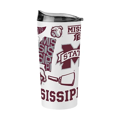 Logo Brands Mississippi State University 20 oz Native Powder Coat Tumbler