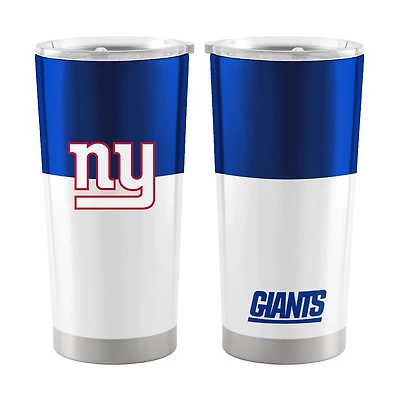 Logo Brands New York Giants 20 oz Colorblock Stainless Tumbler