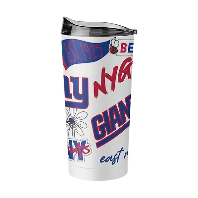 Logo Brands New York Giants 20 oz Native Powder Coat Tumbler