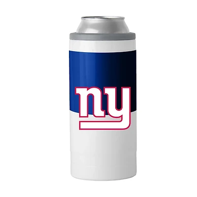 Logo Brands New York Giants Colorblock 12 oz Slim Can Coolie