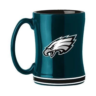Logo Brands Philadelphia Eagles 14 oz Relief Mug