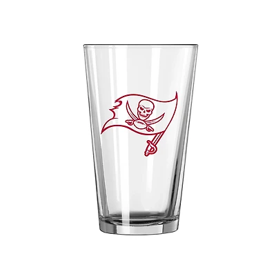 Logo Brands Tampa Bay Buccaneers 16 oz Gameday Pint Glass