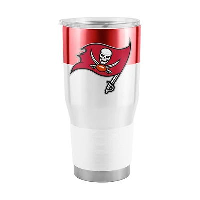 Logo Brands Tampa Bay Buccaneers 30 oz Colorblock Stainless Tumbler