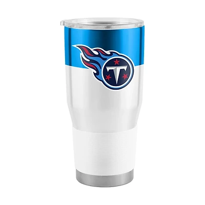 Logo Brands Tennessee Titans 30 oz Colorblock Stainless Tumbler
