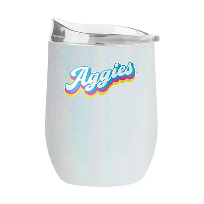 Logo Brands Texas A&M University 16 oz Neon Iridescent Curved Tumbler