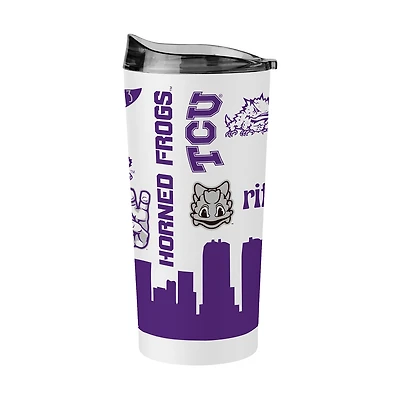 Logo Brands Texas Christian University 20 oz Native Tumbler
