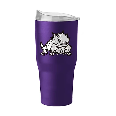 Logo Brands Texas Christian University 30 oz Flipside Powder Coat Tumbler