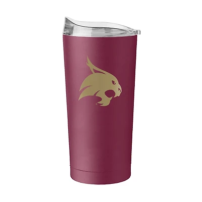 Logo Brands Texas State University 20 oz Flipside Powder Coat Tumbler