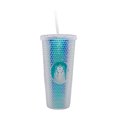 Logo Brands University of Arkansas Iridescent Studded 24 oz Tumbler