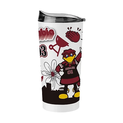 Logo Brands University of South Carolina 20 oz Native Powder Coat Tumbler