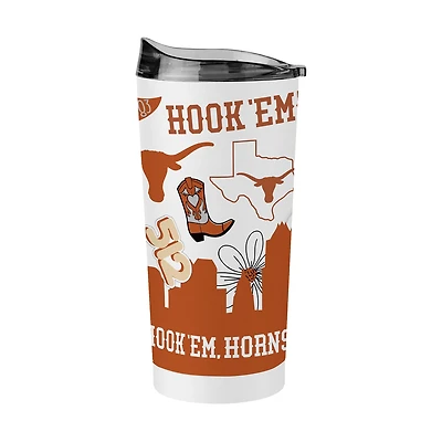 Logo Brands University of Texas 20 oz Native Tumbler
