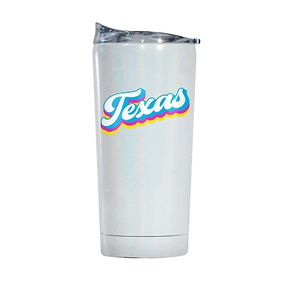 Logo Brands University of Texas 20 oz Shadow Iridescent Tumbler