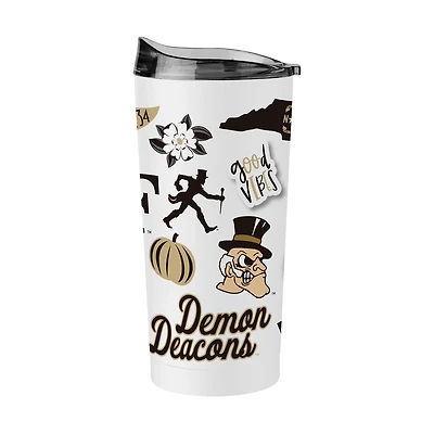 Logo Brands Wake Forest University 20 oz Native Tumbler