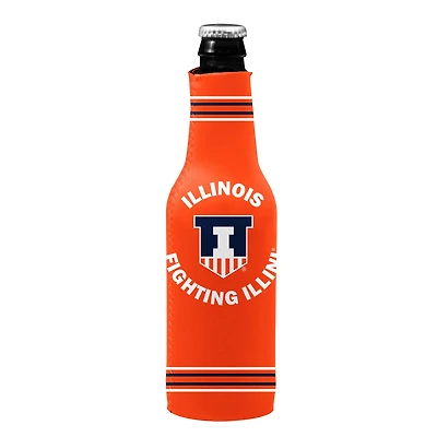 Logo University of Illinois Insulated Crest Bottle Coozie