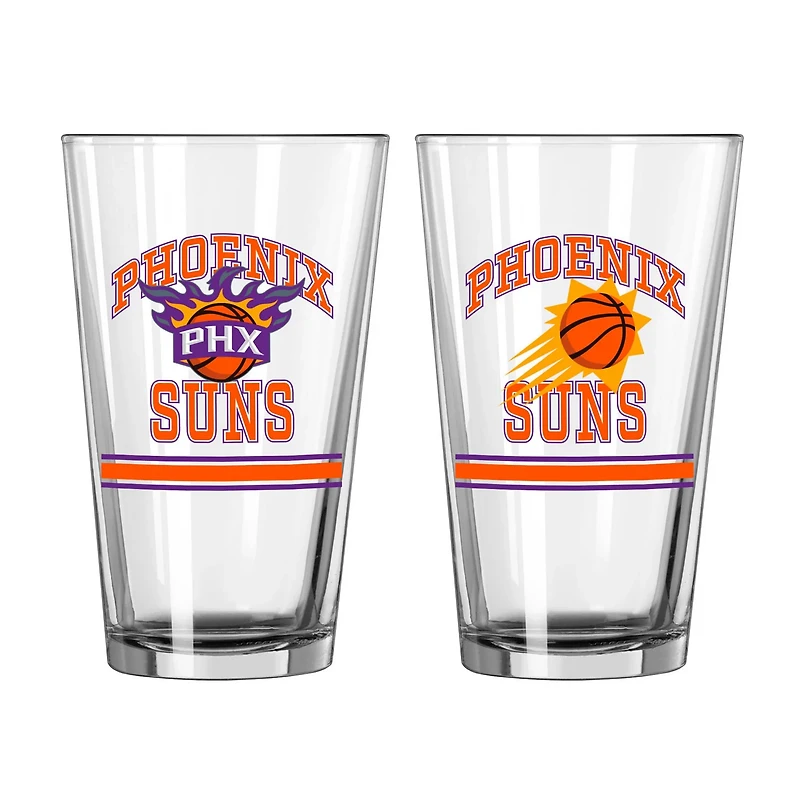 Phoenix Suns 16oz Pint Glass Two Pack