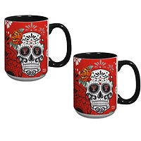 Texas Tech Raiders Two-Pack Dia De Los Muertos Mug Set
