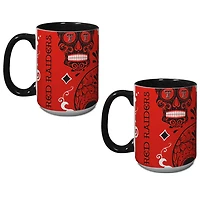 Texas Tech Raiders Two-Pack Dia De Los Muertos Mug Set