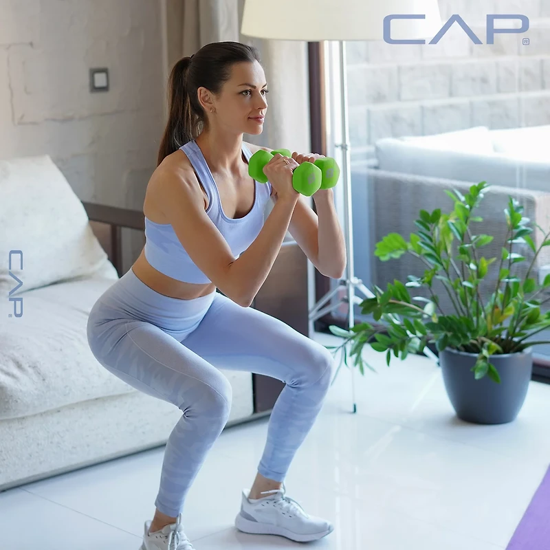 CAP Barbell Neoprene Dumbbell 1-15lbs