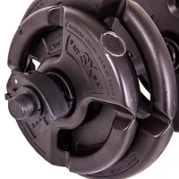 The Step Fitness 35 lb Adjustable Dumbbell Set