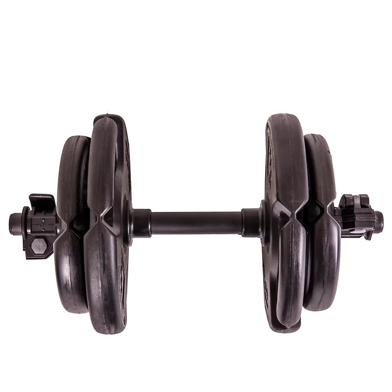 The Step Fitness 35 lb Adjustable Dumbbell Set