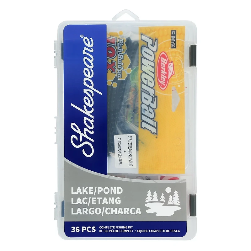 Shakespeare Catch More Fish Lake Pond Spincast Combo