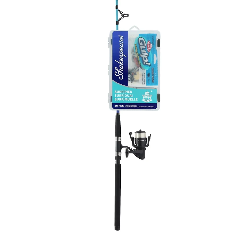 Shakespeare Catch More Fish Surf/Pier Spinning Combo