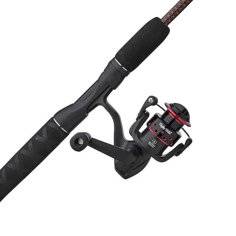 Ugly Stik GX2 6 ft M Travel Spinning Combo Kit