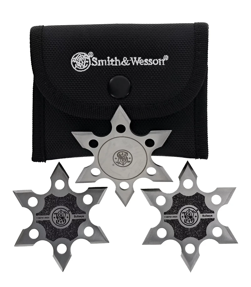 Smith & Wesson Bullseye Throwing Stars 3-Pack