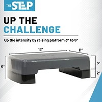 The Step Adjustable Mini Aerobic Step Platform