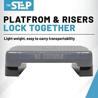 The Step Adjustable Mini Aerobic Step Platform