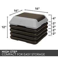 The Step High Step Platform - 4 Risers