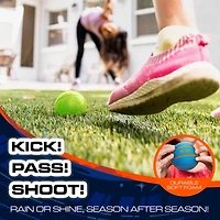 NERF Mini Stress Foam Sport Ball Set - Kids Mini Sports Ball Set - Includes Foam Micro Football, Soccer Ball + Basketball -