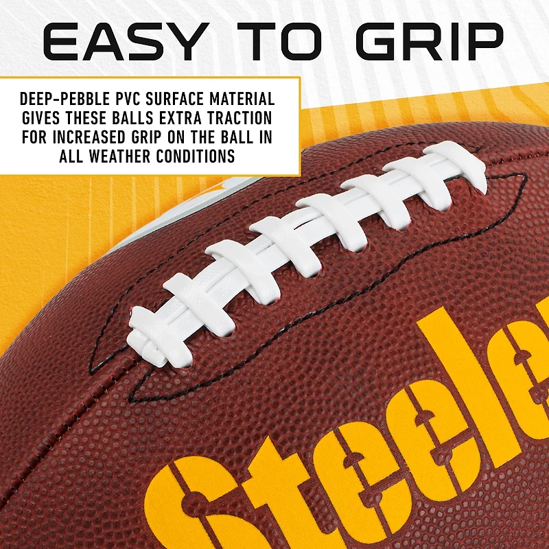 Franklin Kids' Pittsburgh Steelers Junior Football