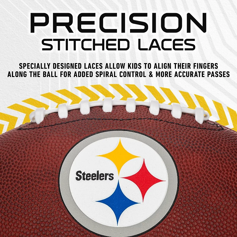 Franklin Kids' Pittsburgh Steelers Junior Football
