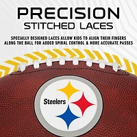 Franklin Kids' Pittsburgh Steelers Junior Football