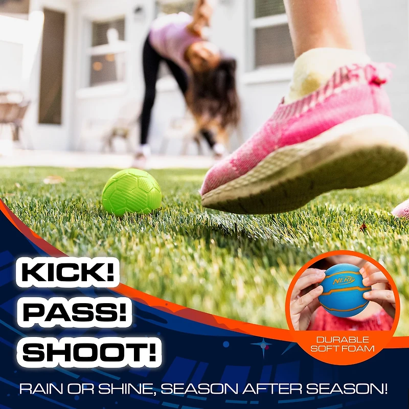 NERF Mini Stress Foam Sport Ball Set