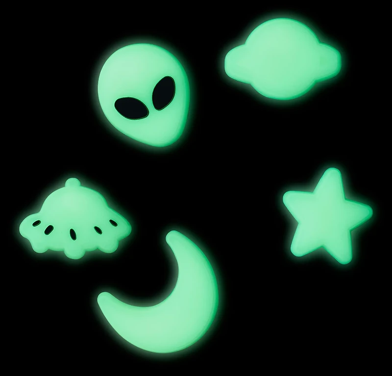 Crocs Glow Ceiling Stars Jibbitz Charm 5-Pack