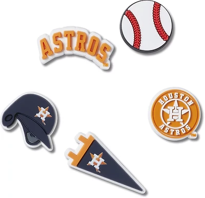 Crocs Houston Astros Jibbitz Charms 5-Pack