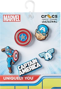 Crocs Jibbitz Captain America 5-Pack