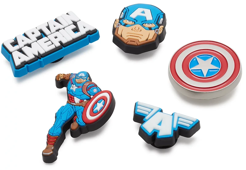 Crocs Jibbitz Captain America 5-Pack