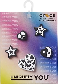Crocs Jibbitz Mono BnW Charms 5-Pack