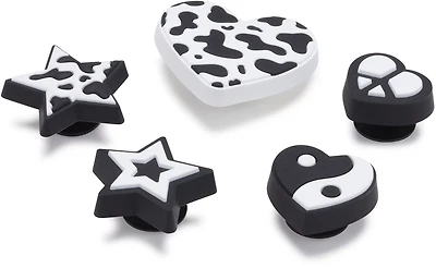 Crocs Jibbitz Mono BnW Charms 5-Pack