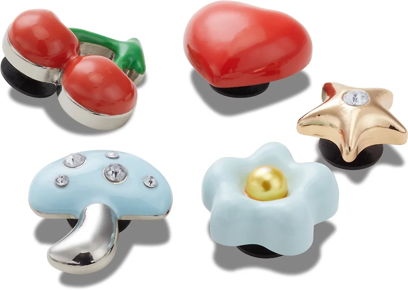 Crocs Jibbitz Puffy Metals 5-Pack