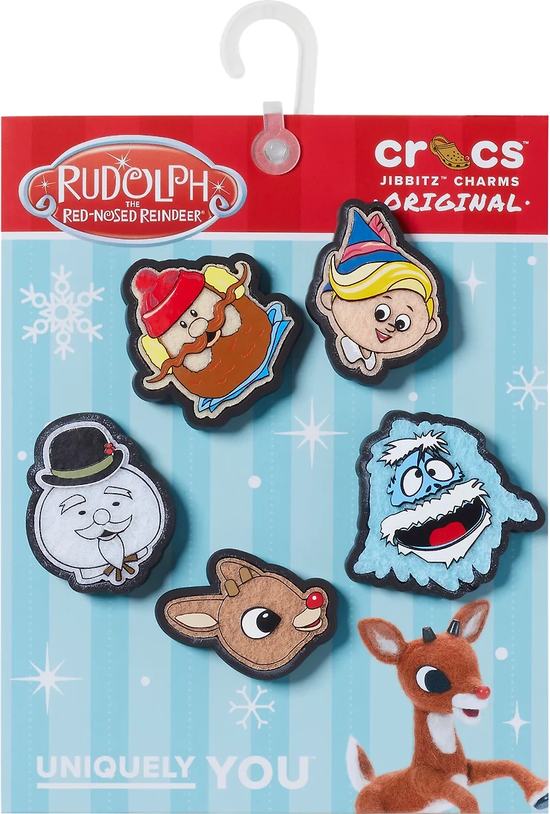 Crocs Jibbitz Rudolph 5 Pack