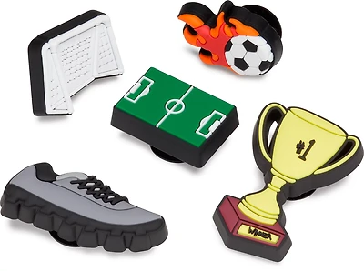 Crocs Jibbitz Soccer Celebration Charms 5-Pack