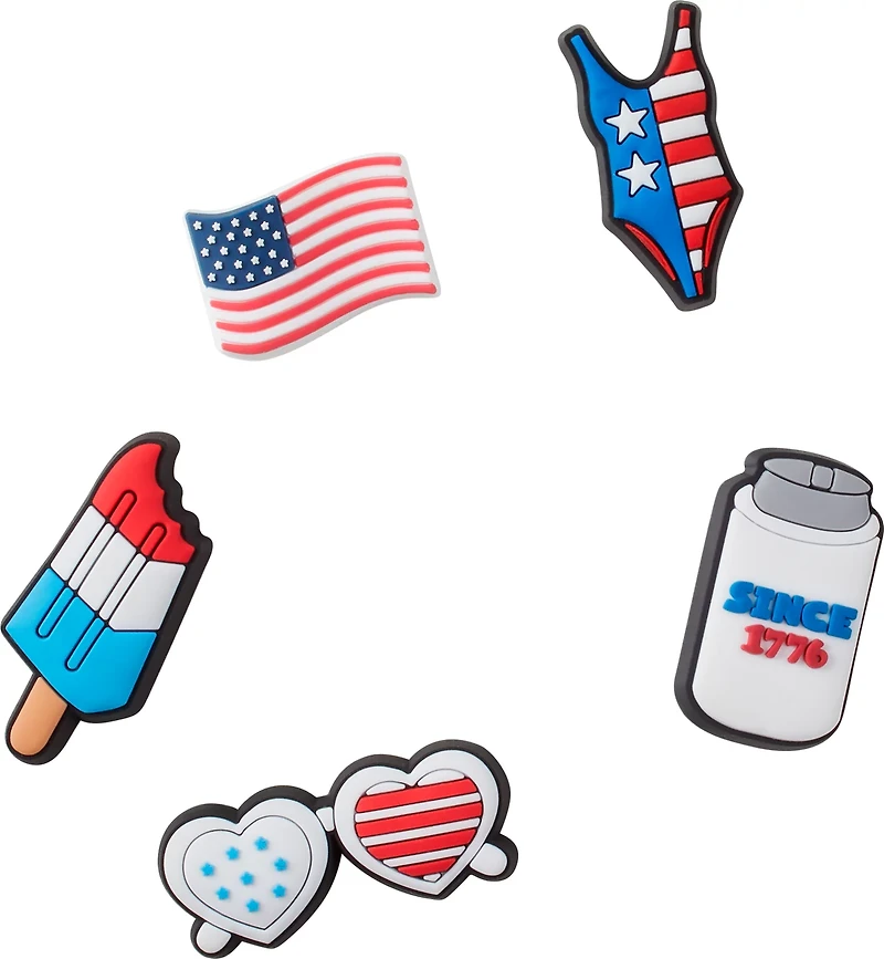 Crocs Jibbitz USA 5-Pack