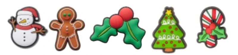 Crocs Kids Jibbitz Iconic Christmas 5 Pack