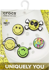 Crocs Smiley Jibbitz 5-Pack