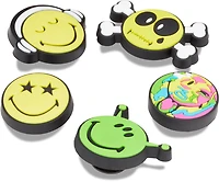 Crocs Smiley Jibbitz 5-Pack